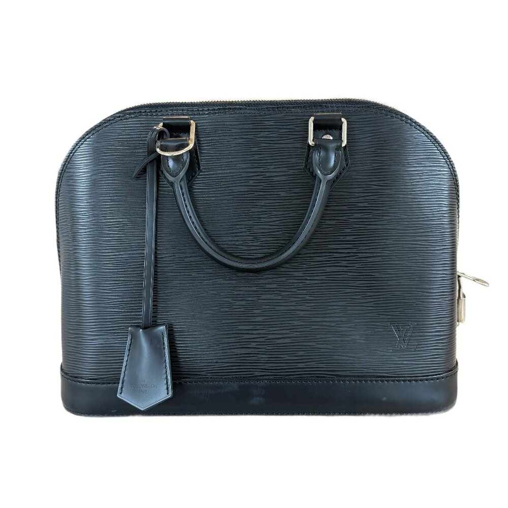 Louis Vuitton Alma Epi Black Leather
